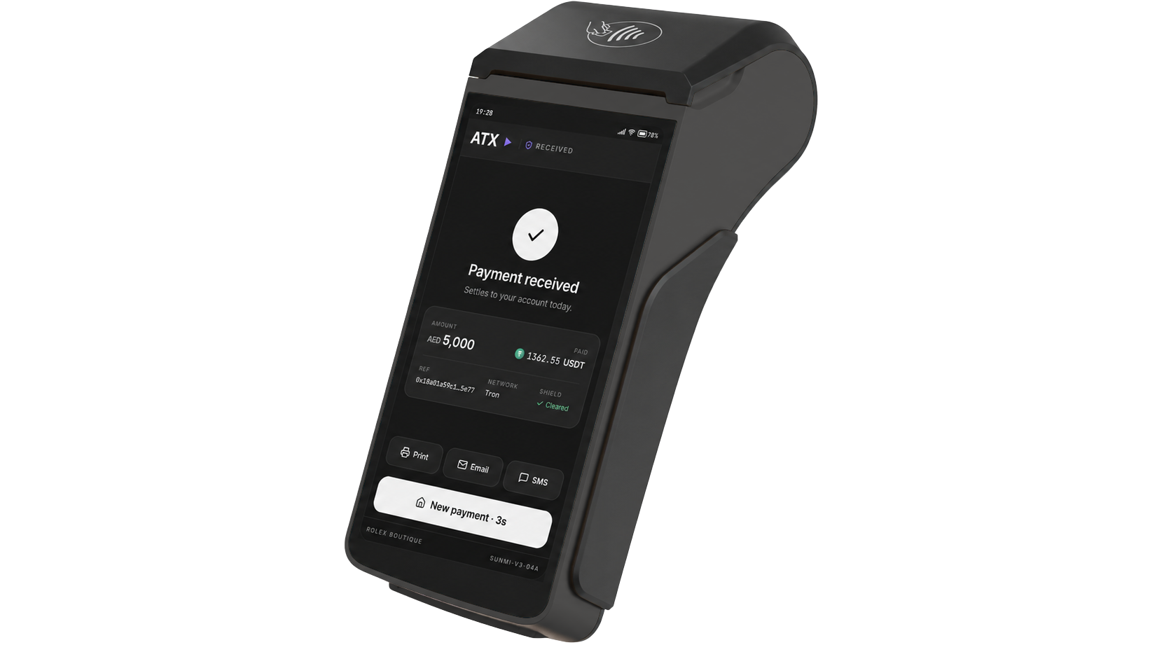 ATX Pay handheld terminal